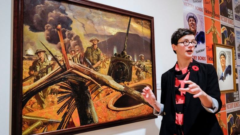 Wartime art project inspired by A.Y. Jackson on display in Calgary